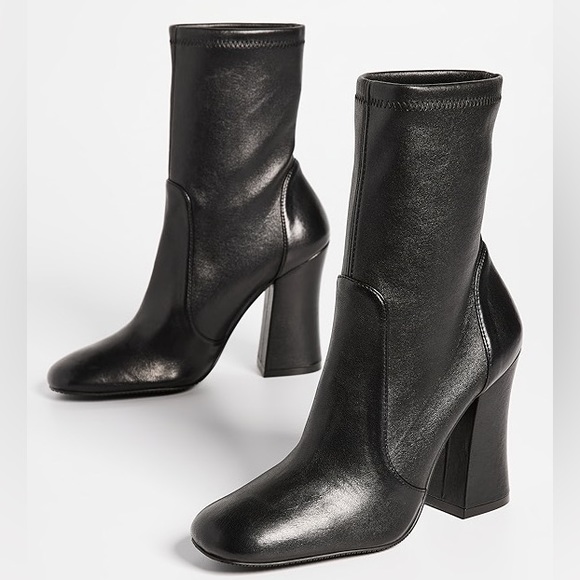 Stuart Weitzman Curveblock Booties - Picture 1 of 8